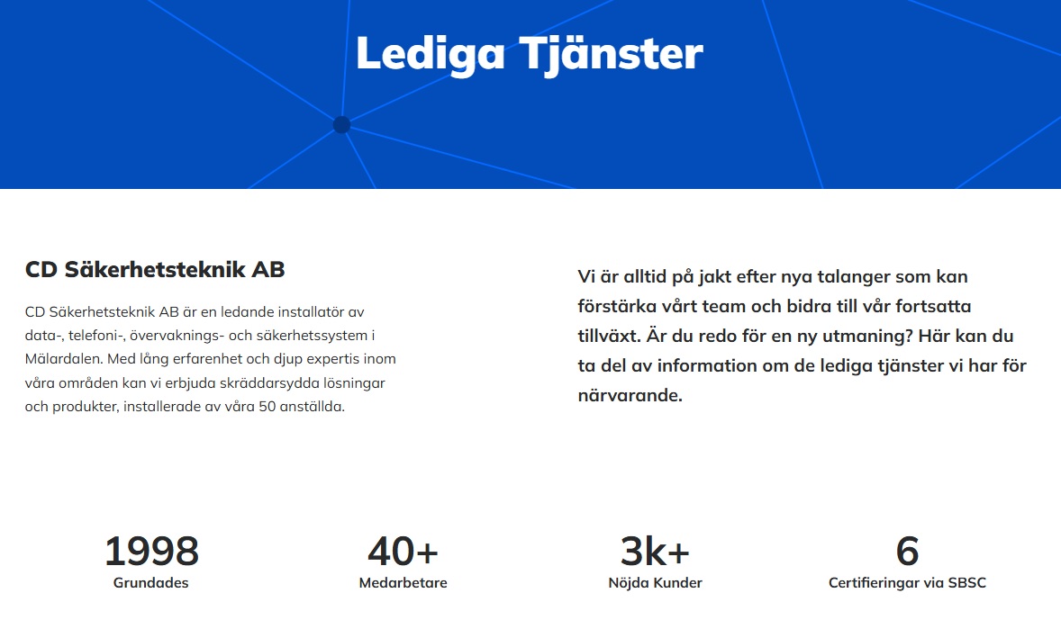 CD Säkerhetsteknik AB